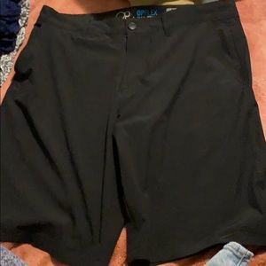 Mens polyester 4 way stretch shorts